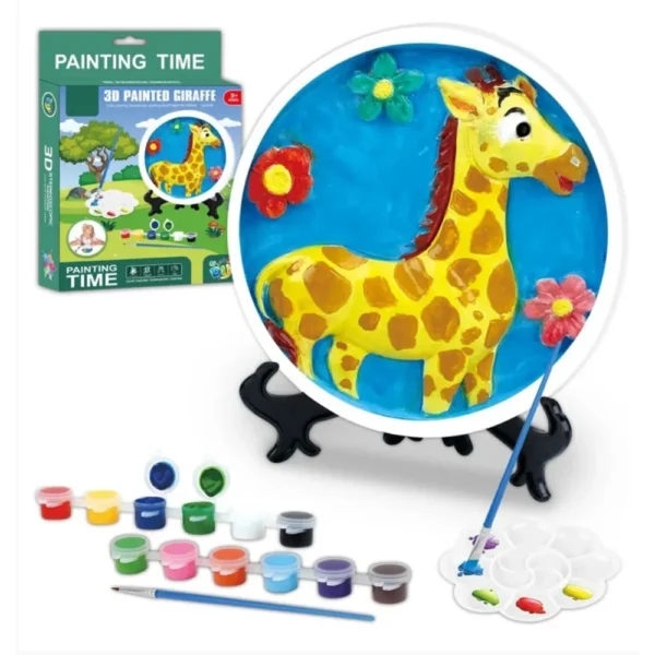 jouet giraffe 3D à peindre dodo.ma