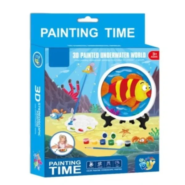 jouet poisson 3D à peindre dodo.ma