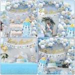 Pack décoration ballons baby shower 103pcs dodo.ma