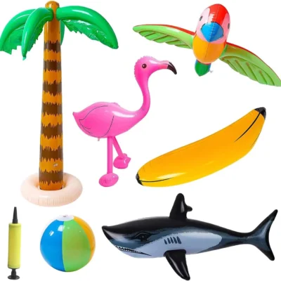 PAck de six gonflables de piscine dodo.ma