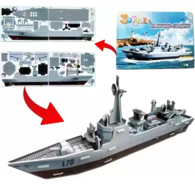 Puzzle 3D navire militaire - dodo.ma