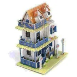 Puzzle 3D Villa avec jardin - dodo.ma