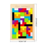 jouet en bois tetris tangram - dodo.ma