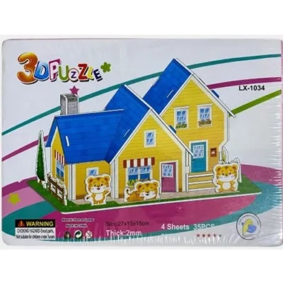 Puzzle 3D European style house dodo.ma