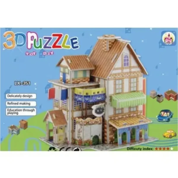 Puzzle 3D maison en France - dodo.ma
