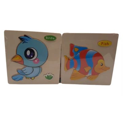 Puzzle animaux en bois dodo.ma