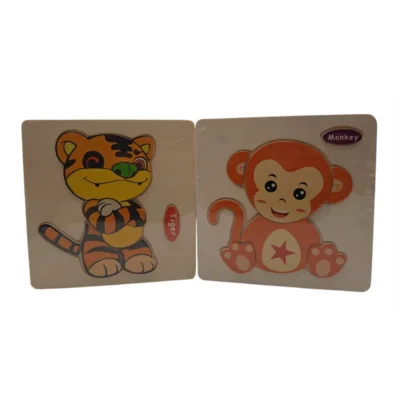 Puzzle animaux en bois dodo.ma