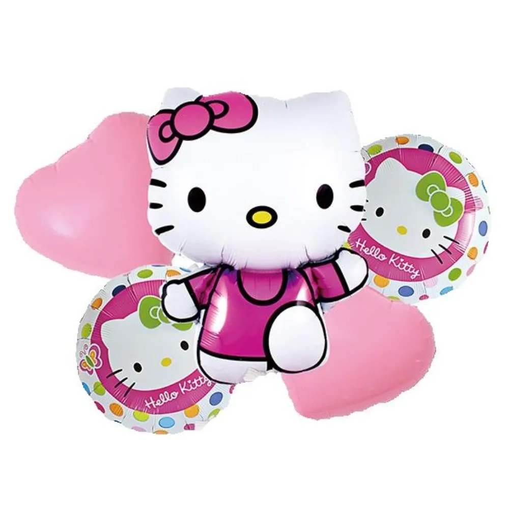 Pack 5 ballons hello kitty dodo.ma