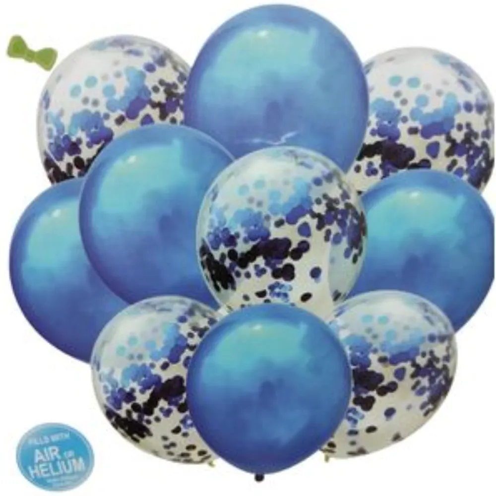 Pack 10 ballons bleus dodo.ma