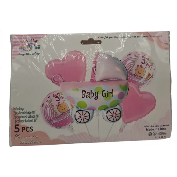 baby girl ballons 5pcs dodo.ma