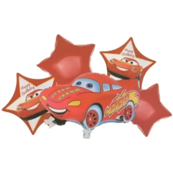 Pack 5 ballons Cars dodo.ma