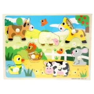 Puzzle animaux en bois dodo.ma