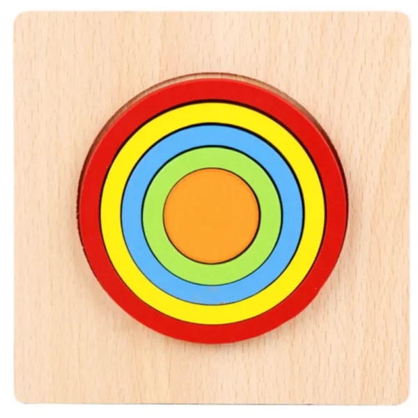 Puzzle formes en bois dodo.ma