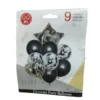 pack de neuf ballons d'anniversaire dodo.ma