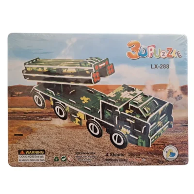 puzzle 3D camion de guerre dodo.ma