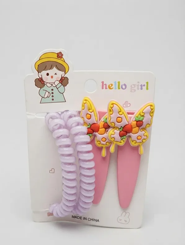 Pack pinces à cheveux pour filles - dodo.ma