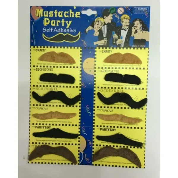 Fake moustaches pour fêtes dodo.ma