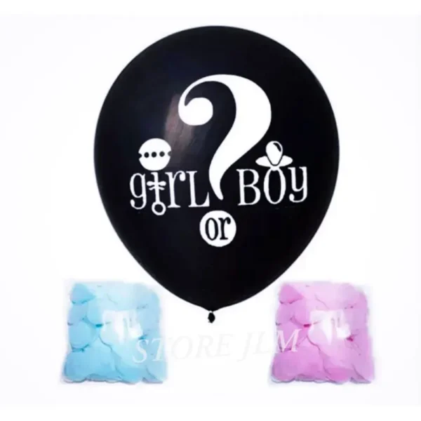 ballon noir geant 80cm dodo.ma