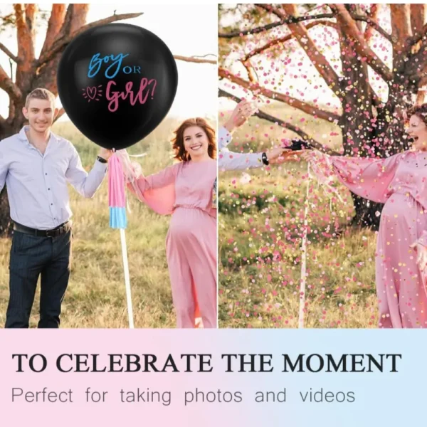 ballon noir geant 80cm dodo.ma