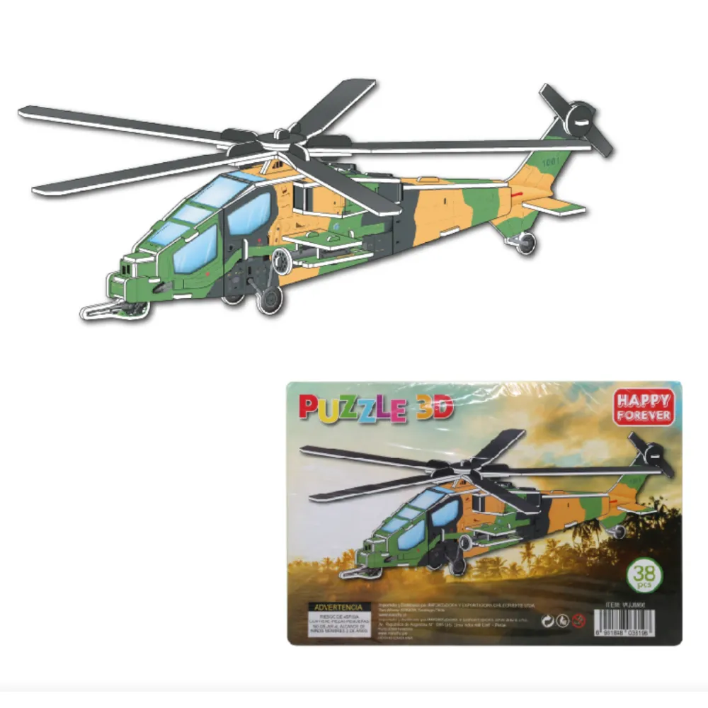 puzzle 3D Helicoptere dodo.ma