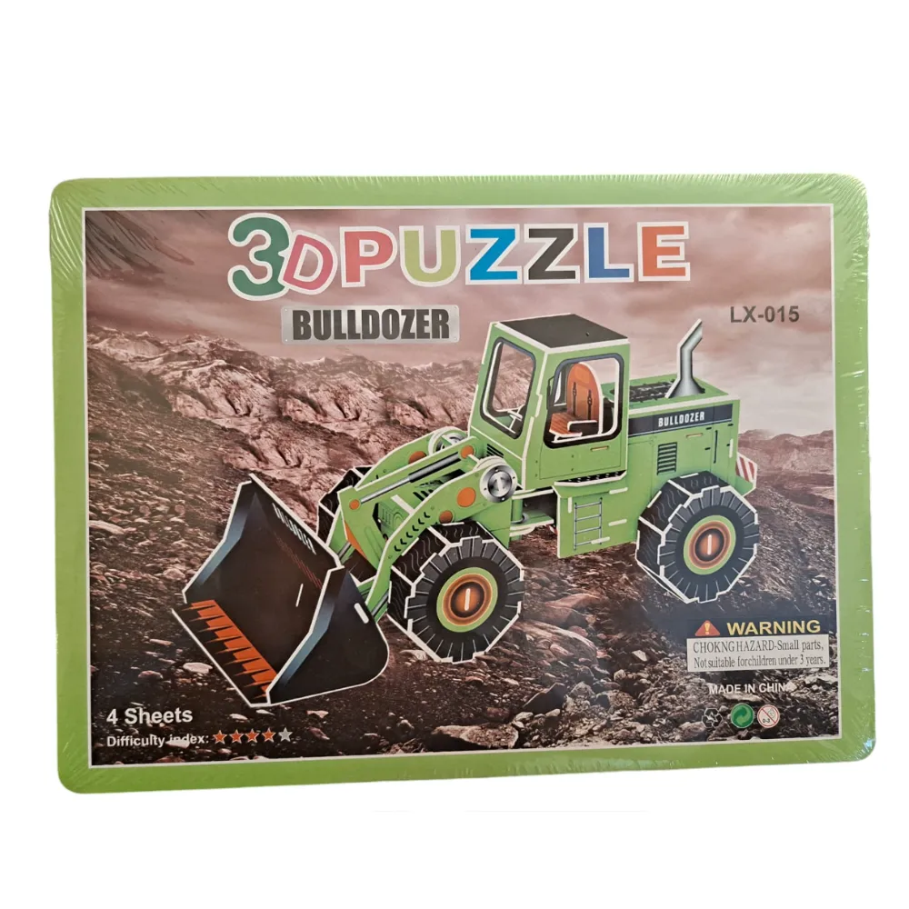 puzzle 3D Buldozer dodo.ma