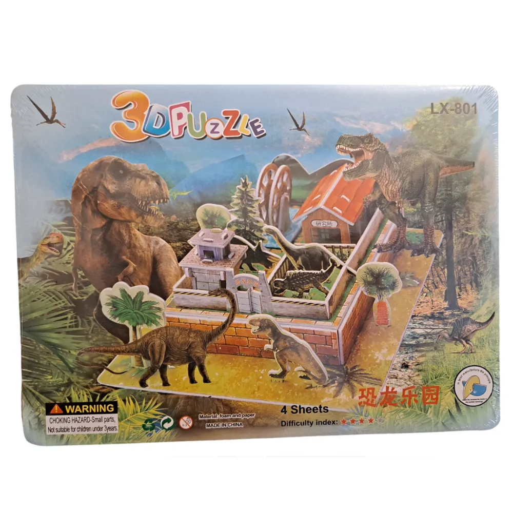 puzzle 3D Dinosaures dodo.ma