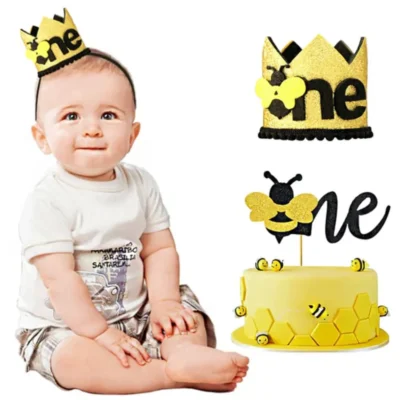 Topper gateau abeille décoration anniversaire