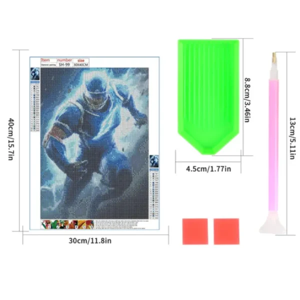 kit pinture avec diamants DIY