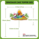 Topper dinosaure anniversaire - dodo.ma