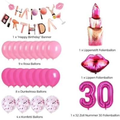 pack de décoration anniversaire