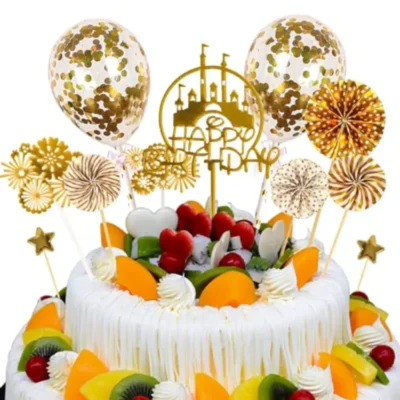 Topper gateau décoration anniversaire