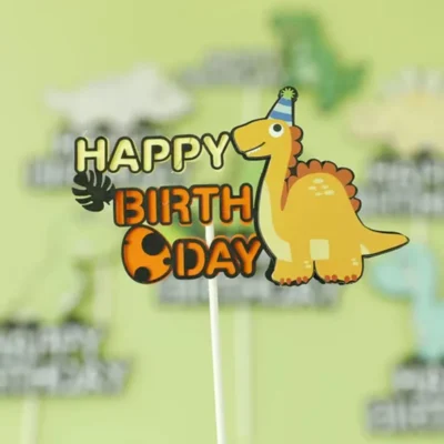 Topper dinosaure anniversaire - dodo.ma