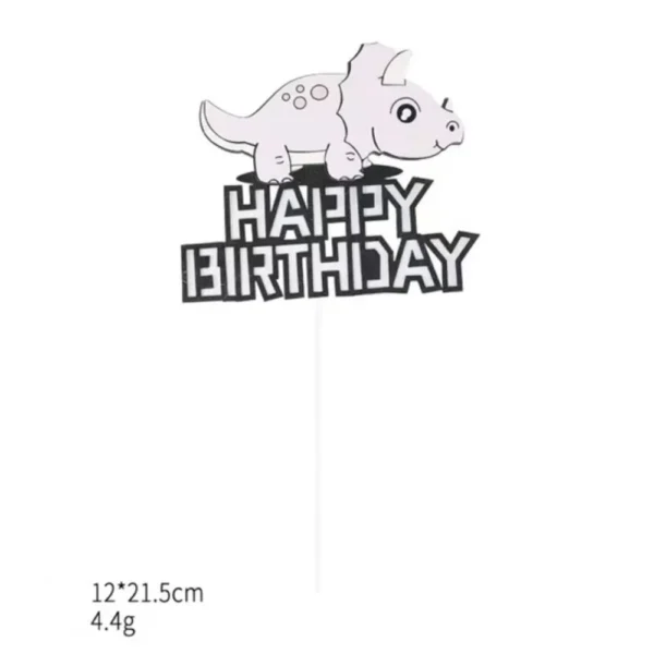 Topper dinosaure anniversaire - dodo.ma