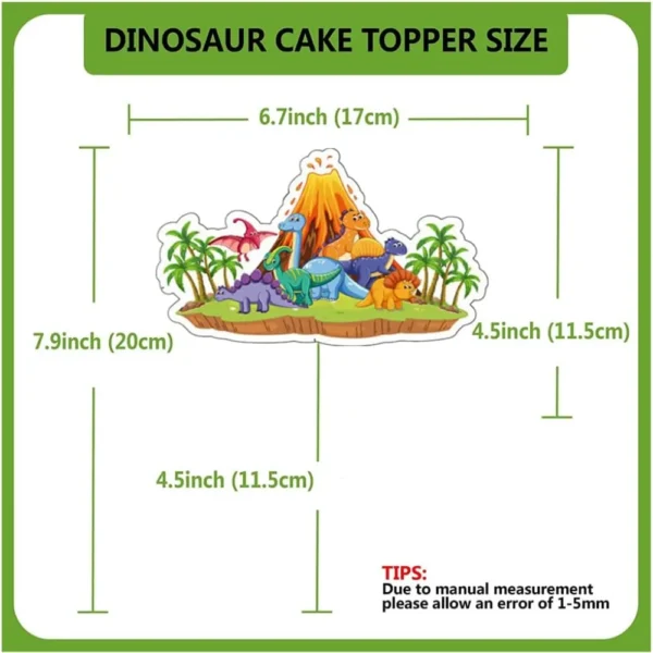 Topper dinosaure anniversaire - dodo.ma