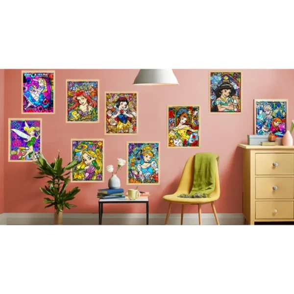 kit de neuf tableaux de peinture diamants - dodo.ma