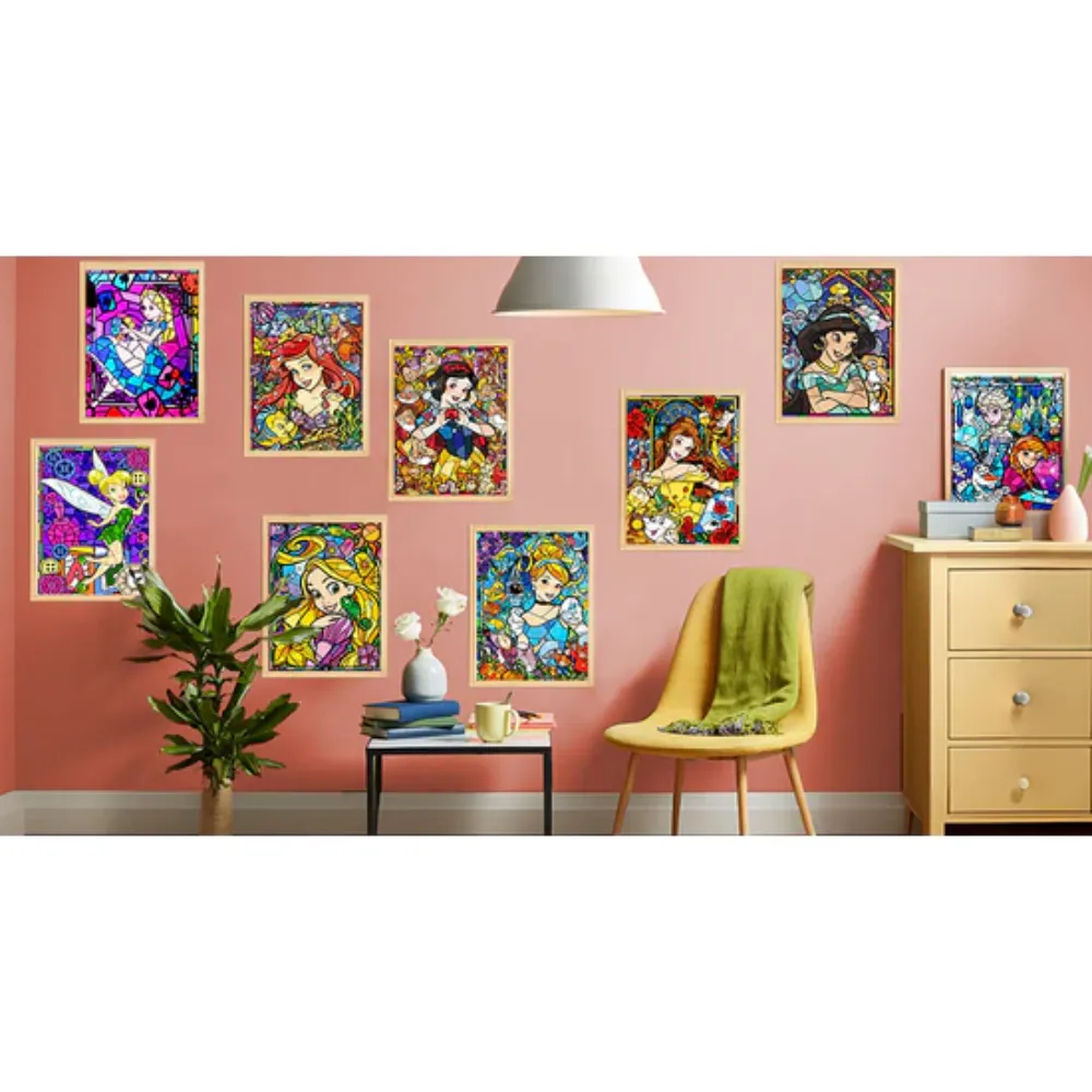 kit de neuf tableaux de peinture diamants - dodo.ma