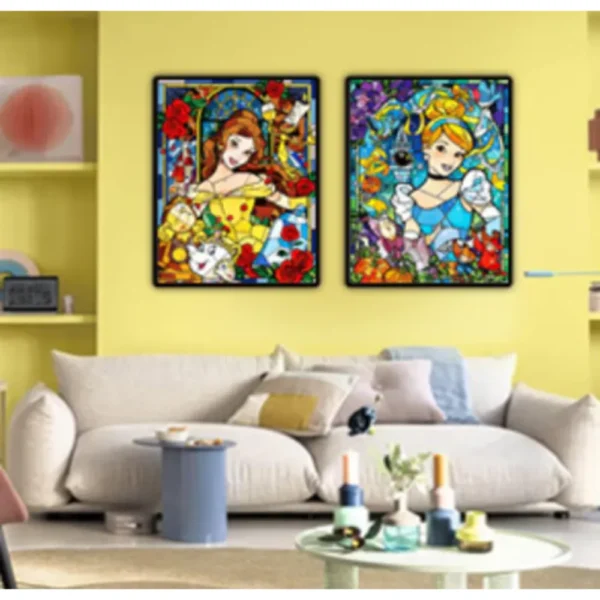 kit de neuf tableaux de peinture diamants - dodo.ma