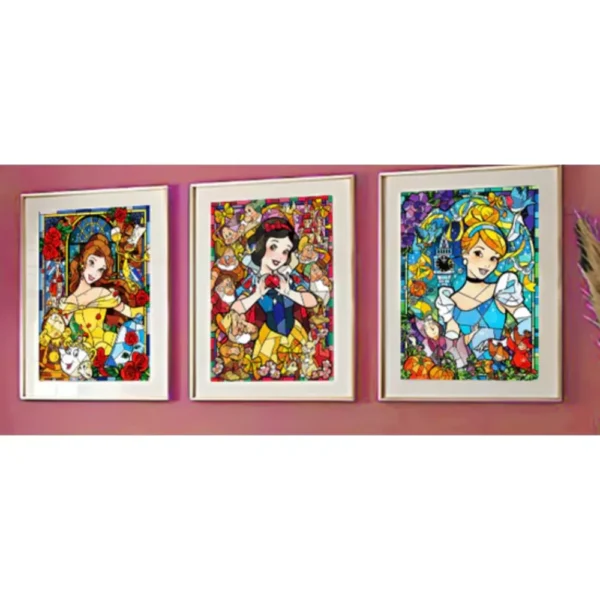 kit de neuf tableaux de peinture diamants - dodo.ma