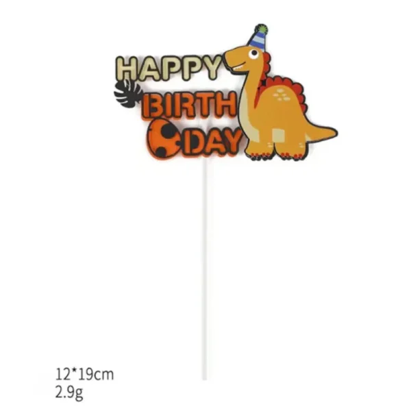 Topper dinosaure anniversaire - dodo.ma