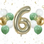 Pack décoration anniversaire ballons chiffre - dodo.ma