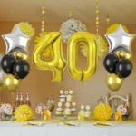 Pack décoration anniversaire ballons chiffre - dodo.ma