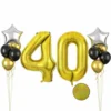 Pack décoration anniversaire ballons chiffre - dodo.ma