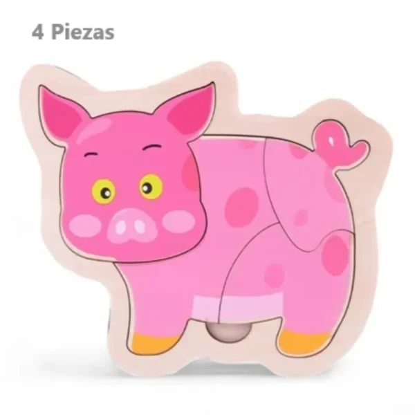 Puzzle en bois bebe - dodo.ma