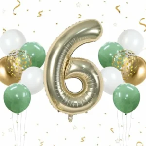 Pack décoration anniversaire ballons chiffre - dodo.ma