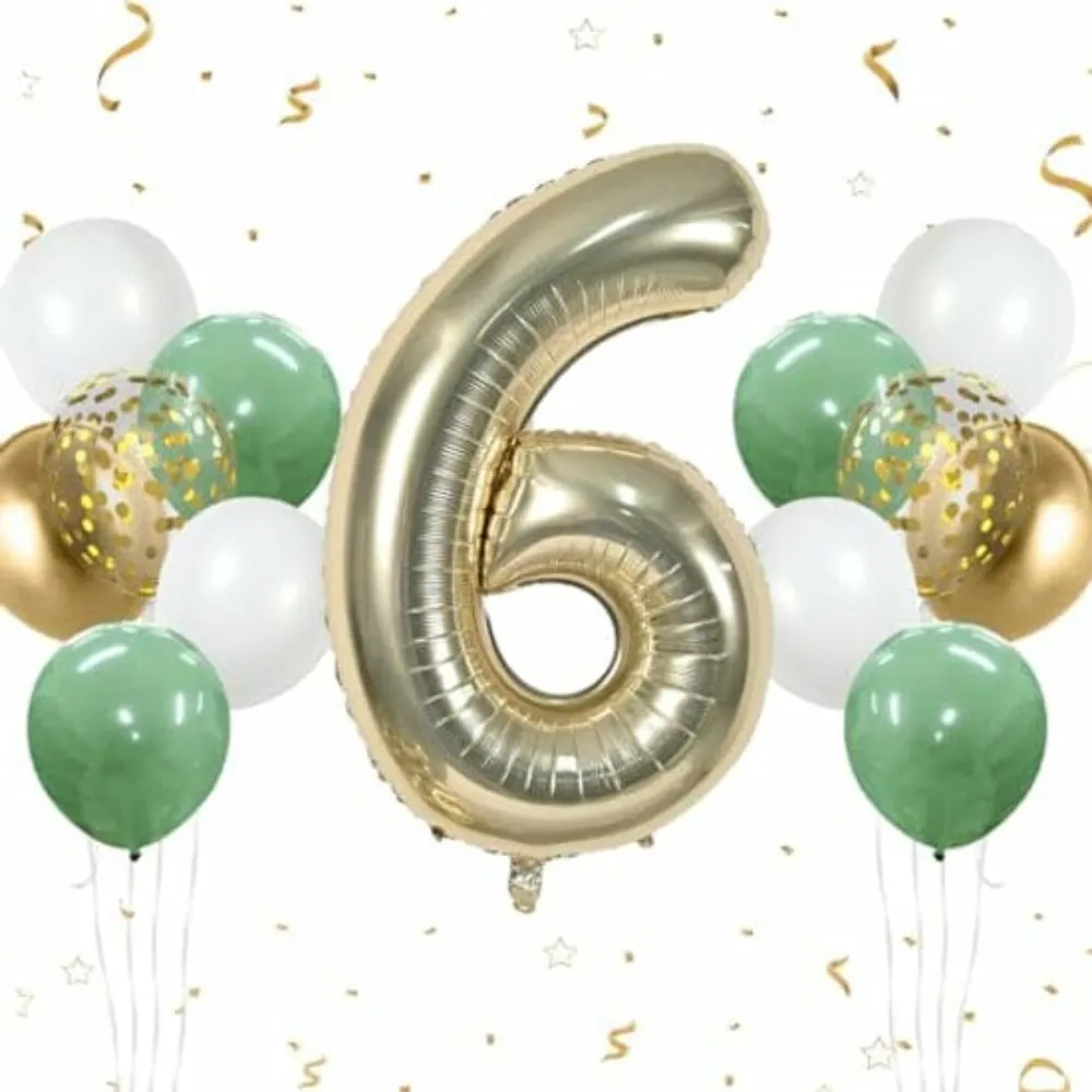 Pack décoration anniversaire ballons chiffre - dodo.ma