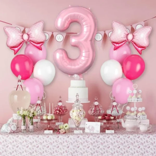Pack décoration anniversaire ballons chiffre - dodo.ma