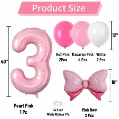 Pack décoration anniversaire ballons chiffre - dodo.ma