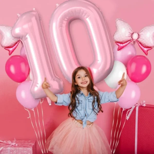 Pack décoration anniversaire ballons chiffre - dodo.ma