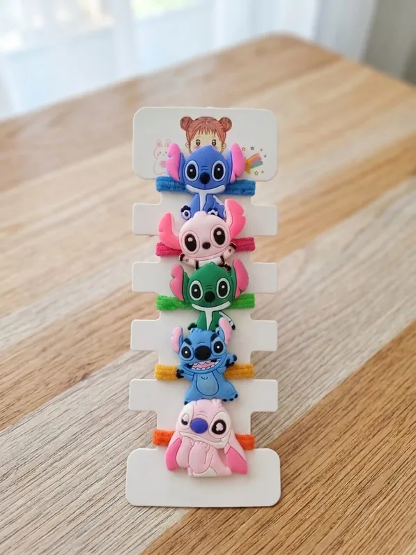 Pack elastique de cheveux pour filles Stitch- dodo.ma