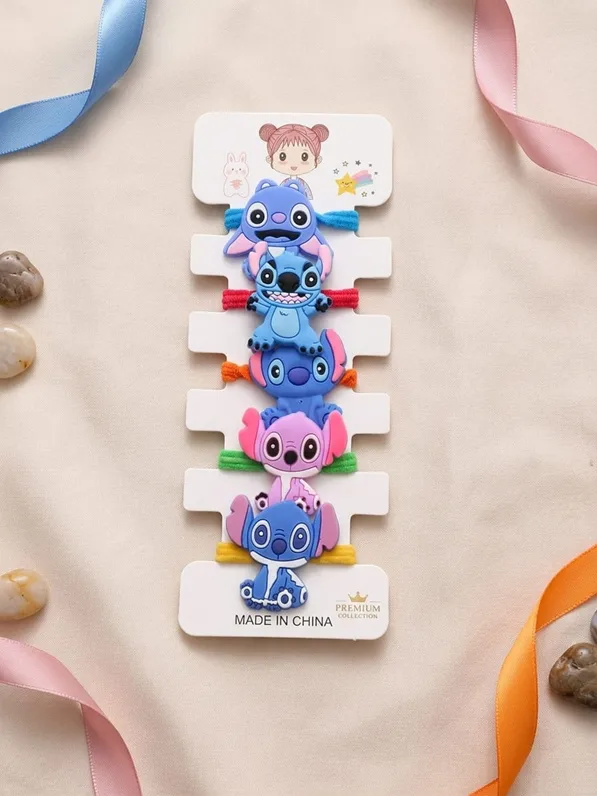 Pack elastique de cheveux pour filles Stitch- dodo.ma